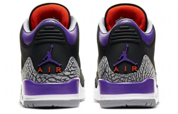 Nike Air Jordan 3 Retro Koripallokengät Miehille Violetti