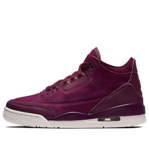 Nike Air Jordan 3 Retro Koripallokengät Naisille Burgundy