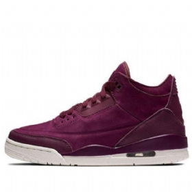 Nike Air Jordan 3 Retro Koripallokengät Naisille Burgundy