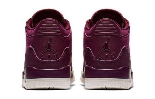 Nike Air Jordan 3 Retro Koripallokengät Naisille Burgundy