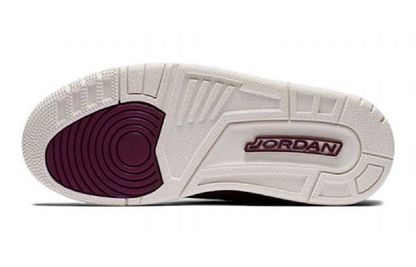 Nike Air Jordan 3 Retro Koripallokengät Naisille Burgundy