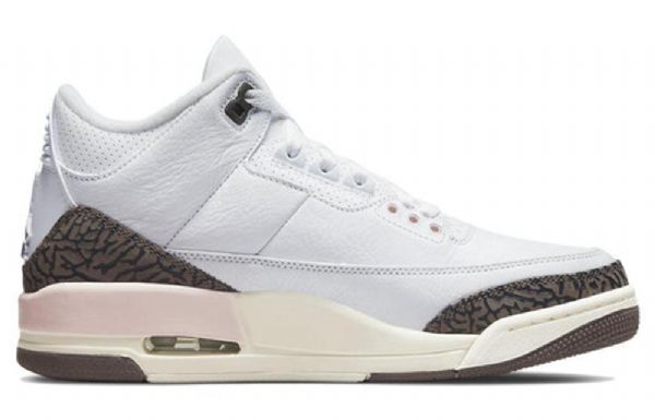 Nike Air Jordan 3 Retro Koripallokengät Naisille Valkoinen