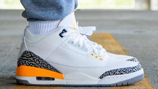 Nike Air Jordan 3 Retro Laser Kengät Miehille Oranssi