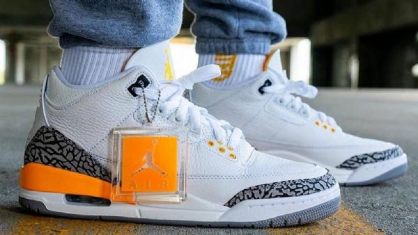 Nike Air Jordan 3 Retro Laser Kengät Miehille Oranssi