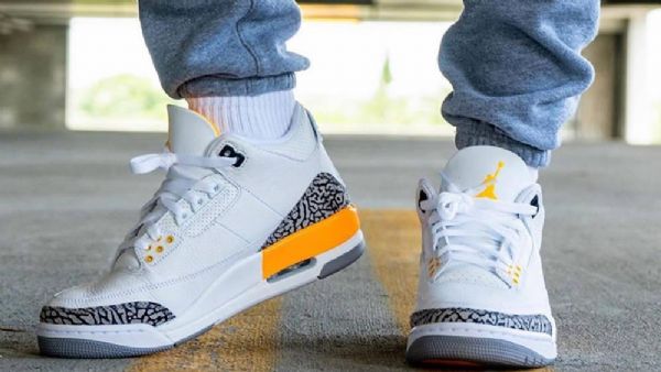 Nike Air Jordan 3 Retro Laser Kengät Miehille Oranssi