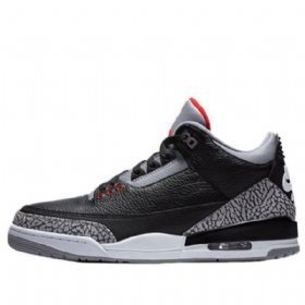 Nike Air Jordan 3 Retro Og Koripallokengät Miehille Mustat