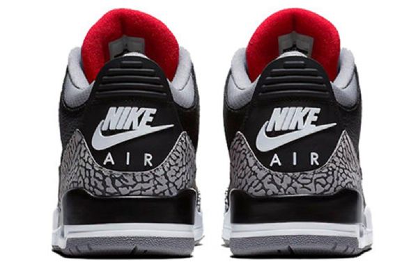 Nike Air Jordan 3 Retro Og Koripallokengät Miehille Mustat