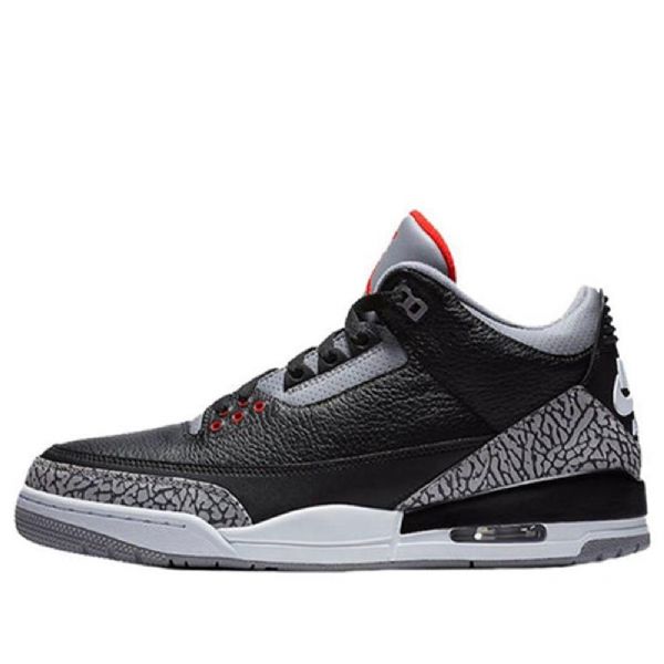 Nike Air Jordan 3 Retro Og Koripallokengät Miehille Mustat