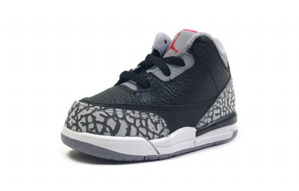 Nike Air Jordan 3 Retro Og Td Kengät Lapsille Musta