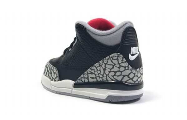 Nike Air Jordan 3 Retro Og Td Kengät Lapsille Musta