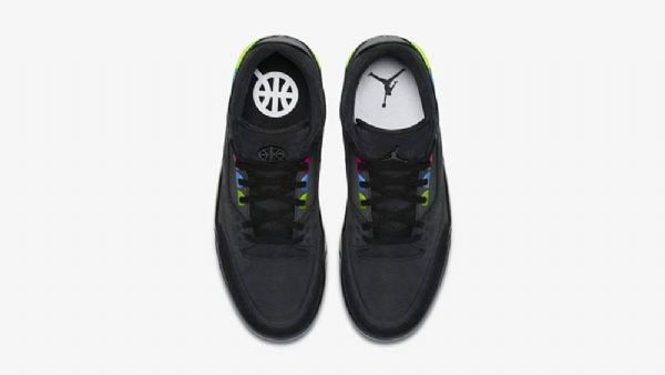 Nike Air Jordan 3 Retro Quai 54 Kengät Miehille Musta Monivärinen