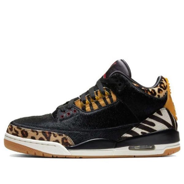 Nike Air Jordan 3 Retro Se Koripallokengät Miehille Leopard
