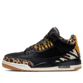 Nike Air Jordan 3 Retro Se Koripallokengät Miehille Leopard