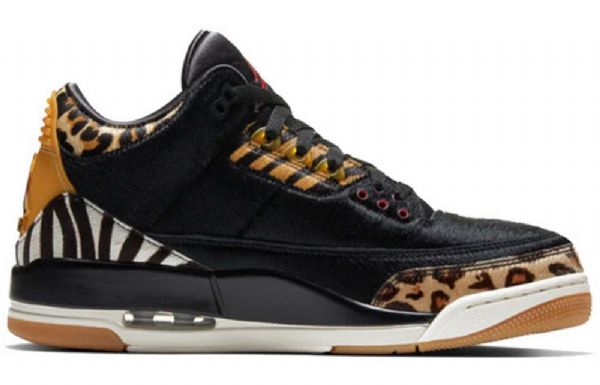 Nike Air Jordan 3 Retro Se Koripallokengät Miehille Leopard