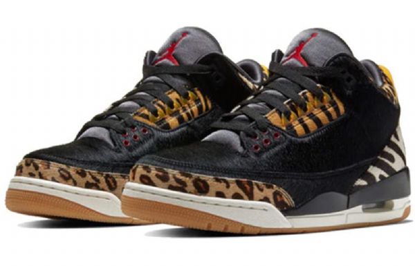 Nike Air Jordan 3 Retro Se Koripallokengät Miehille Leopard