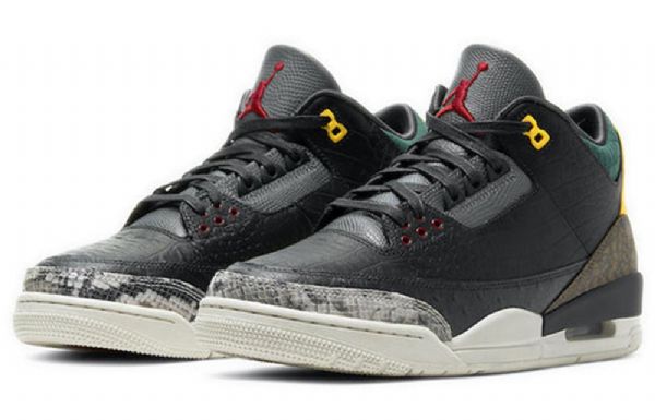 Nike Air Jordan 3 Retro Se Koripallokengät Miehille Leopard