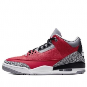 Nike Air Jordan 3 Retro Se Koripallokengät Miehille Punainen Harmaa