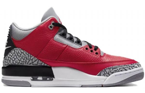 Nike Air Jordan 3 Retro Se Koripallokengät Miehille Punainen Harmaa