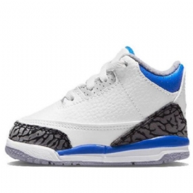Nike Air Jordan 3 Retro Td Kengät Lapsille Siniset