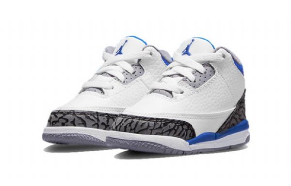 Nike Air Jordan 3 Retro Td Kengät Lapsille Siniset