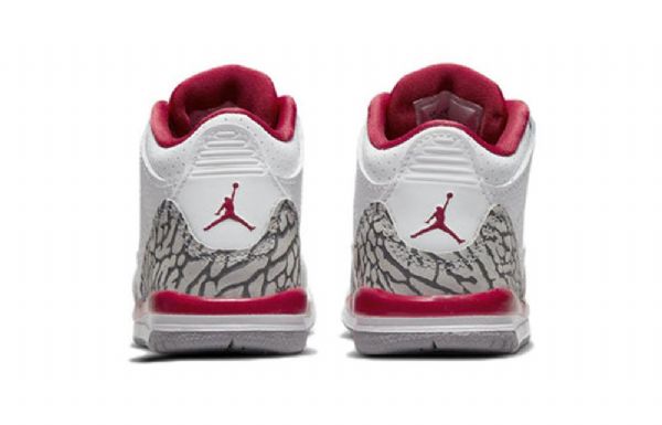 Nike Air Jordan 3 Retrotd Kengät Lapsille Valkoinen Punainen