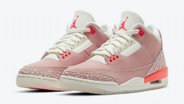 Nike Air Jordan 3 Ruosteiset Miesten Kengät Vaaleanpunainen