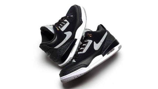 Nike Air Jordan 3 Tinker Kengät Miehille Musta
