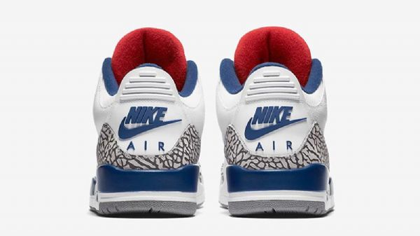 Nike Air Jordan 3 True Kengät Miehille Valkoinen Sininen