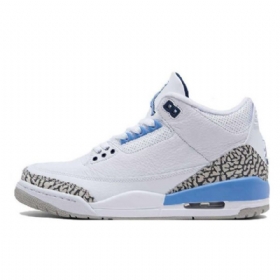 Nike Air Jordan 3 Unc Kengät Miehille Valkoinen