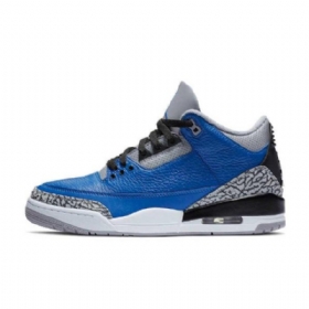 Nike Air Jordan 3 Varsity Royal Kengät Miehille Sininen Harmaa