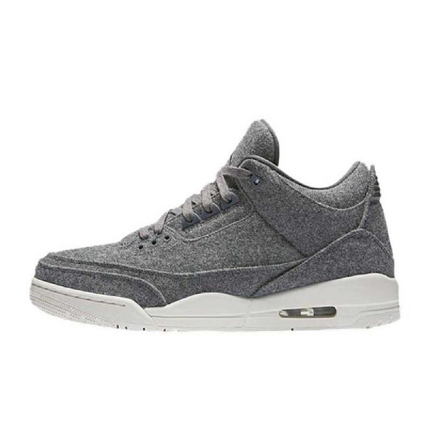 Nike Air Jordan 3 Villakengät Miehille Harmaa