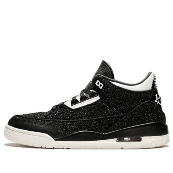 Nike Anna Wintour Air Jordan 3 Retro Koripallokengät Naisille Musta