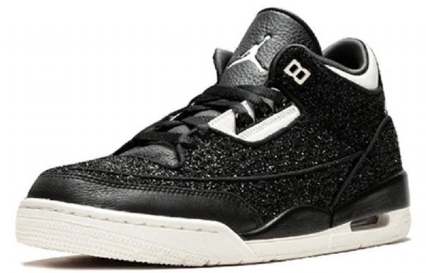 Nike Anna Wintour Air Jordan 3 Retro Koripallokengät Naisille Musta