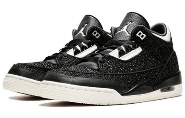 Nike Anna Wintour Air Jordan 3 Retro Koripallokengät Naisille Musta