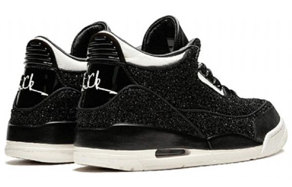 Nike Anna Wintour Air Jordan 3 Retro Koripallokengät Naisille Musta