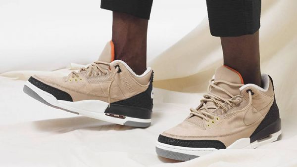 Nike Justin Timberlake Jordan 3 Bio-kengät Miehille Beige