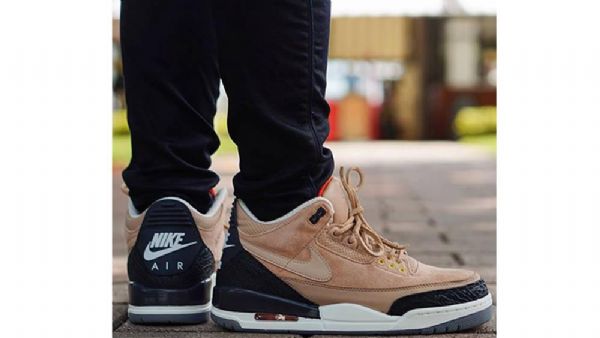 Nike Justin Timberlake Jordan 3 Bio-kengät Miehille Beige