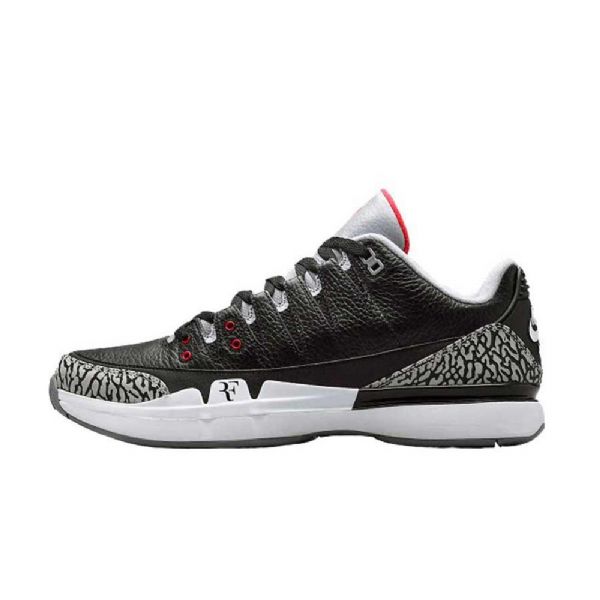 Nike Zoom Vapor Air Jordan 3 Kengät Miehille Musta