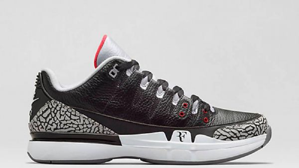 Nike Zoom Vapor Air Jordan 3 Kengät Miehille Musta