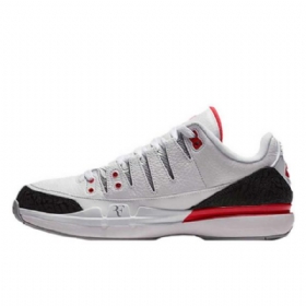 Nike Zoom Vapor Tour Jordan 3 Four Kengät Miehille Harmaa