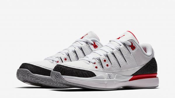 Nike Zoom Vapor Tour Jordan 3 Four Kengät Miehille Harmaa