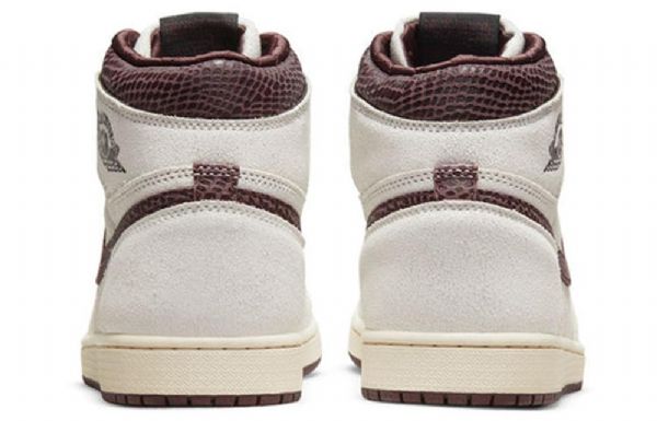 Nike A Ma Maniére Air Jordan 1 Korkeat Topit Og Retro Koripallokengät Miehille Vaaleanharmaa