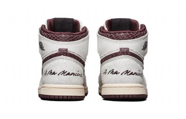 Nike A Ma Maniére Air Jordan 1 Korkeat Topit Og Td Kengät Lapsille Vaaleanharmaa