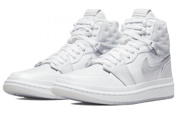 Nike Air Jordan 1 Acclimate Retro Koripallokengät Naisille Valkoinen Harmaa