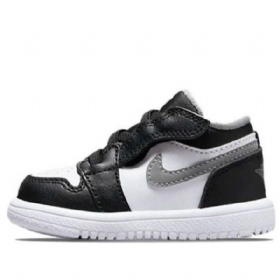 Nike Air Jordan 1 Alt Low Tops-top-kengät Lapsille Mustavalkoinen