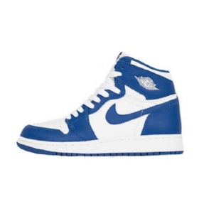 Nike Air Jordan 1 Bg Storm Kengät Miehille Siniset
