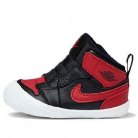 Nike Air Jordan 1 Bootie Cb Retro Koripallokengät Lapsille Musta Punainen