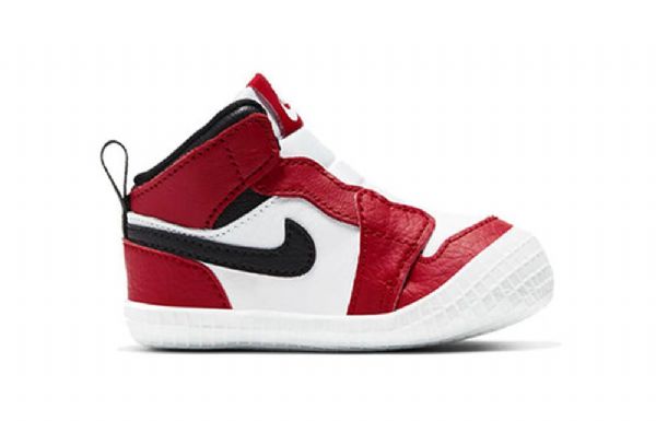 Nike Air Jordan 1 Bootie Td Kengät Lapsille Valkoinen Punainen