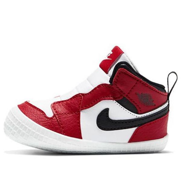 Nike Air Jordan 1 Bootie Td Kengät Lapsille Valkoinen Punainen