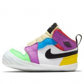 Nike Air Jordan 1 Crib Bootie Retro Koripallokengät Lapsille Monivärinen
